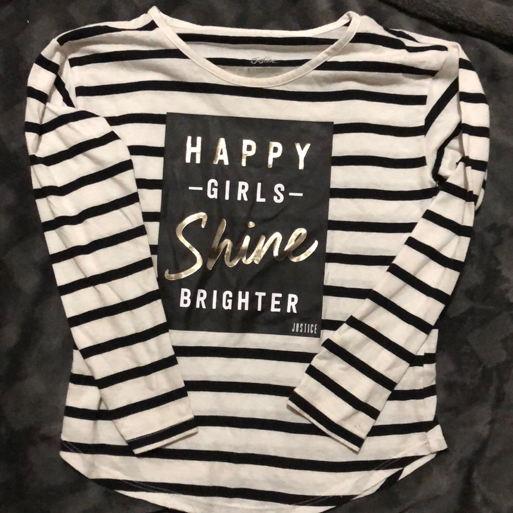 Justice long sleeve t-shirt